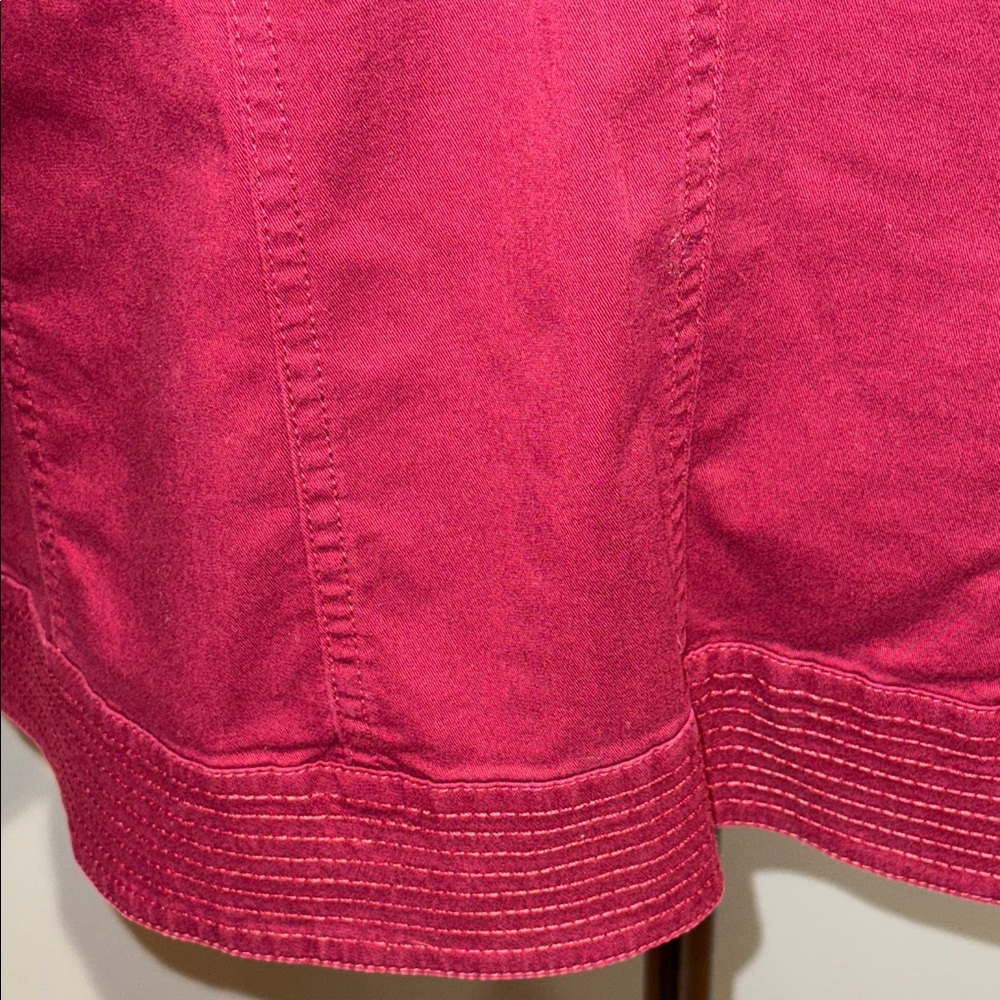 CJ Banks Rich Burgundy Women's Blazer - Picture 4 of 6